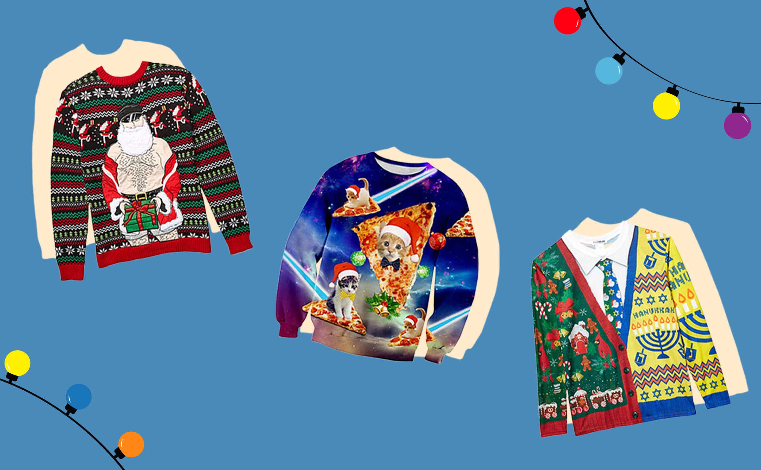 Best Ugly Christmas Sweaters - Funny Ugly Xmas & Hanukkah Sweaters