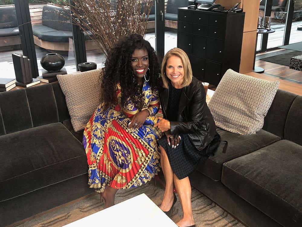 Katie teamed up with Netflix CMO Bozoma Saint John to launch KCM's latest podcast series, Back to Biz