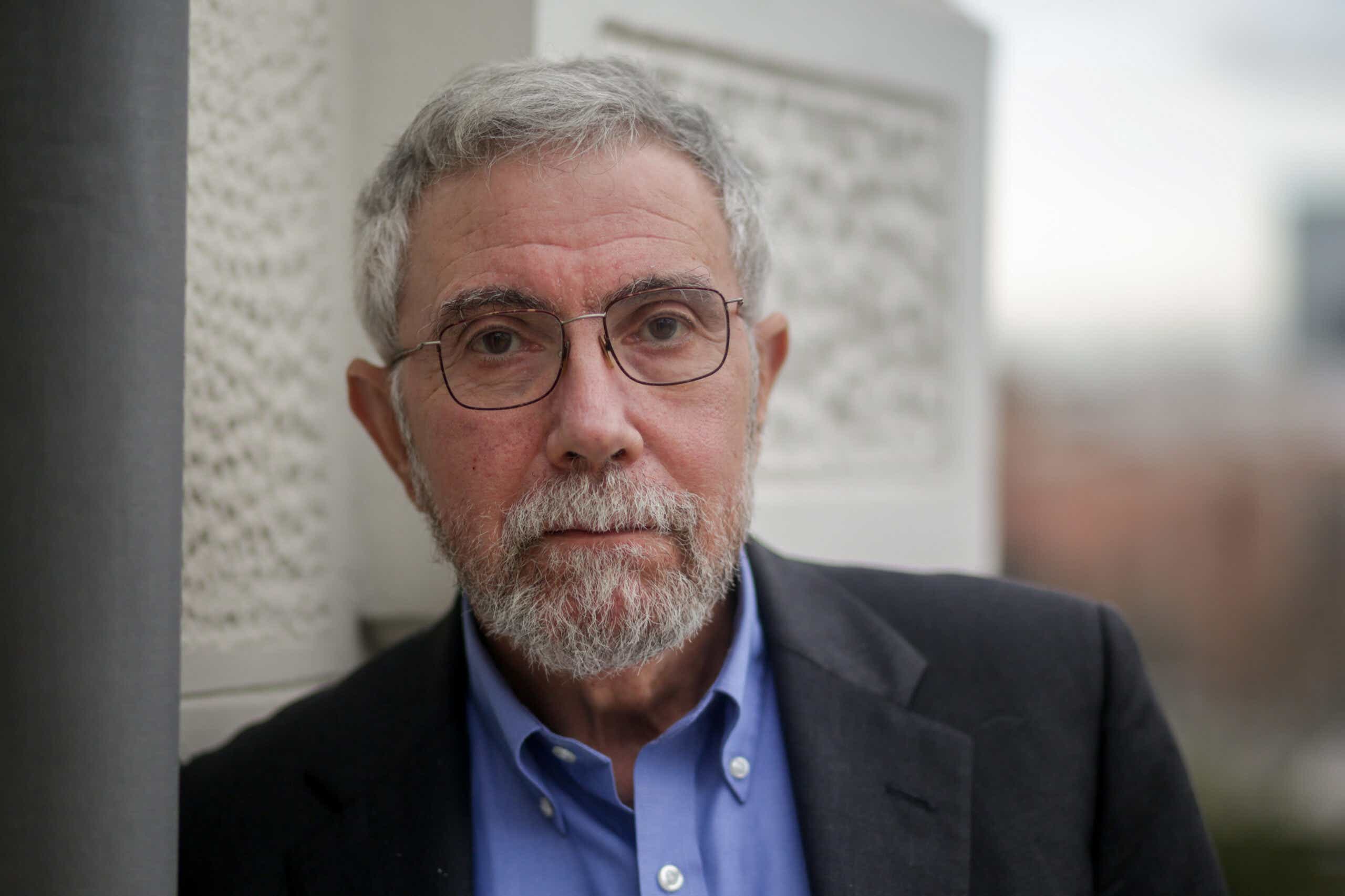 Portraits Of The Economist Paul Krugman At The Rafael Del Pino Foundation In Madrid