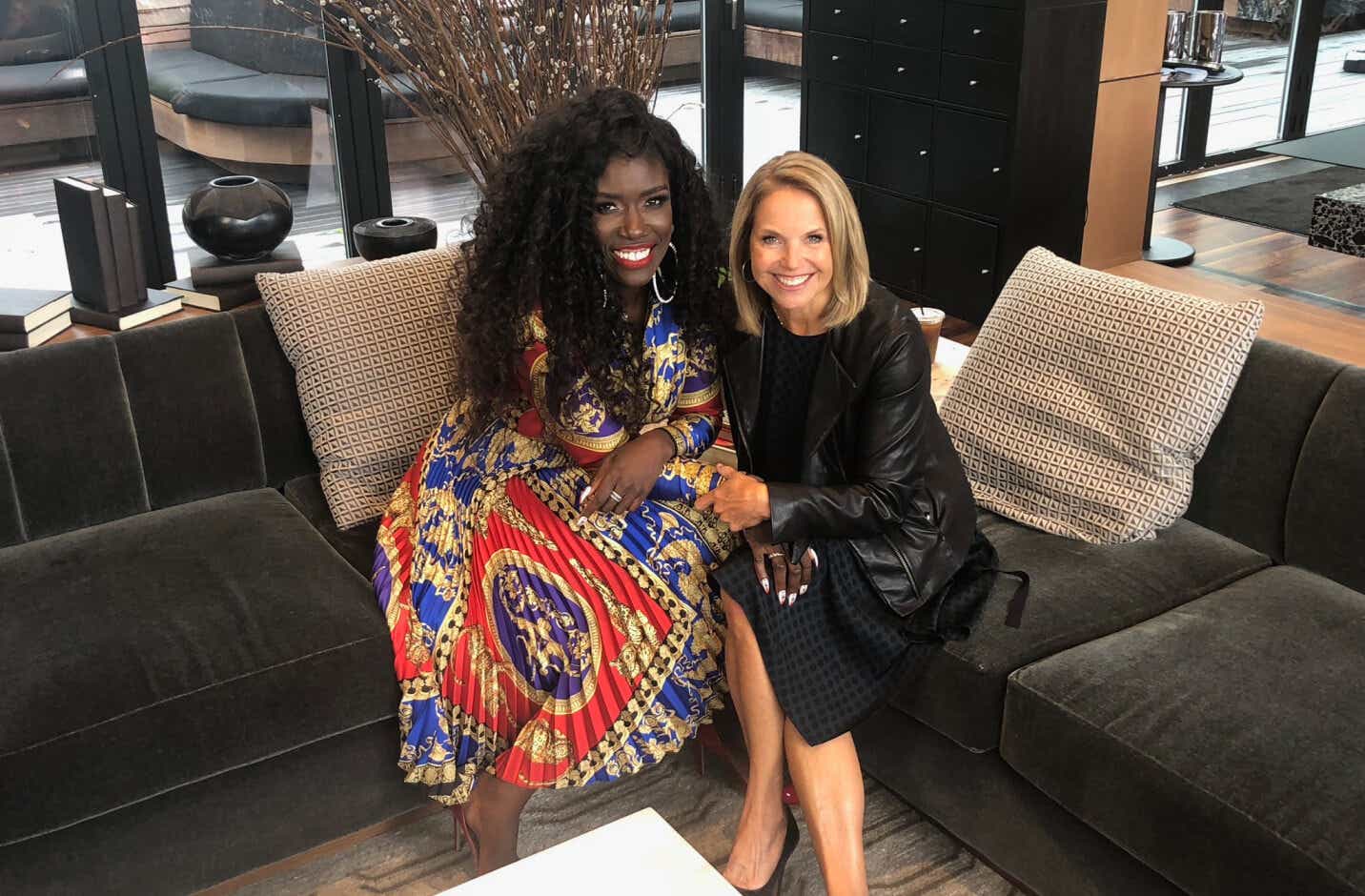 Katie Couric teamed up with Netflix CMO Bozoma Saint John to launch KCM's latest podcast series, Back to Biz.