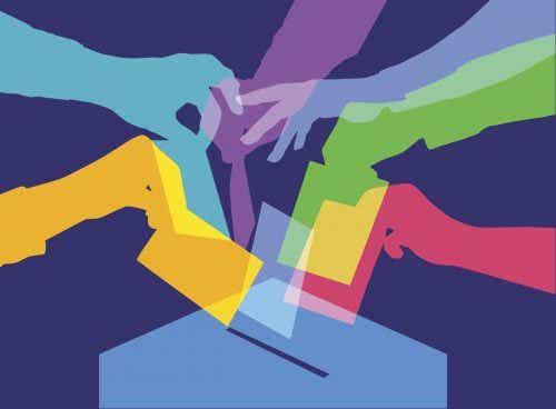 colorful voting image