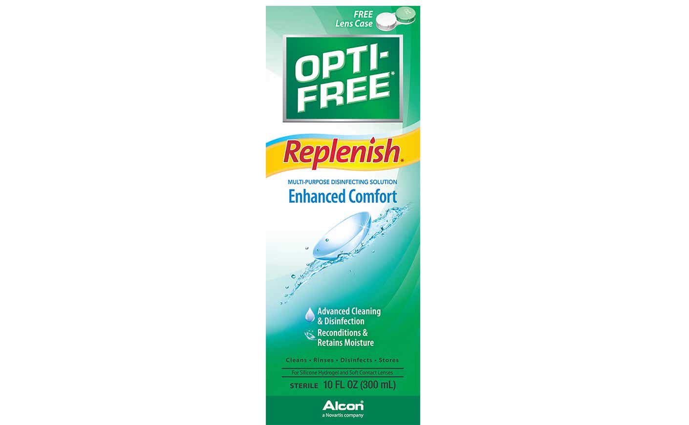 Opti free disinfecting solution