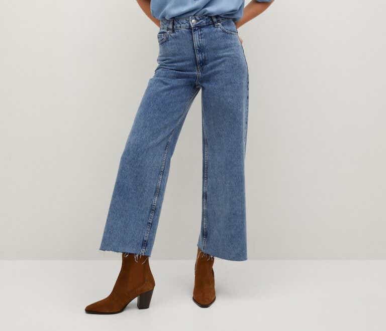 Mango Jeans culotte high waist