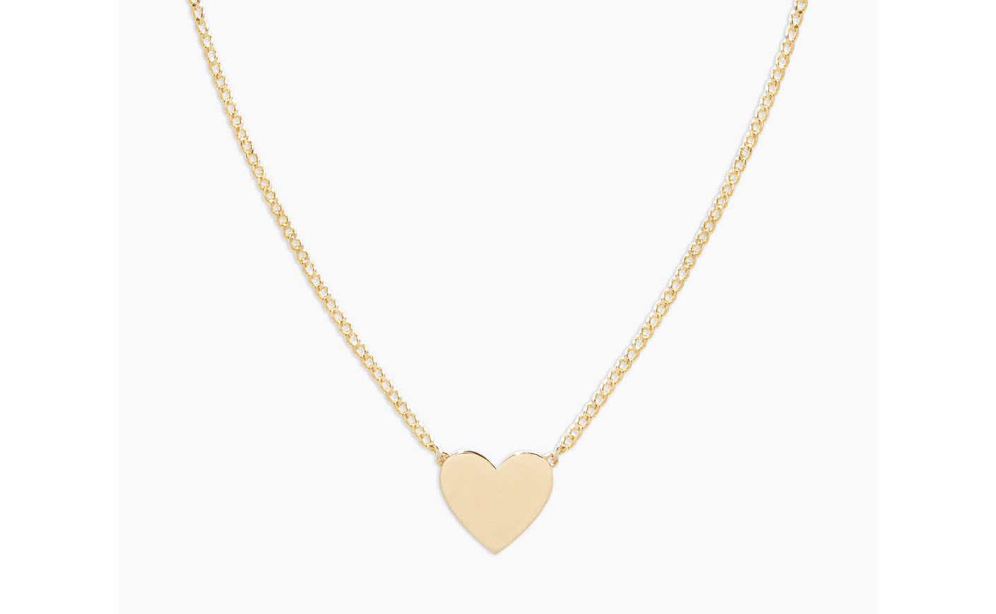 Bespoke Wilder Heart Necklace in Gold Plated, Women's by Gorjana