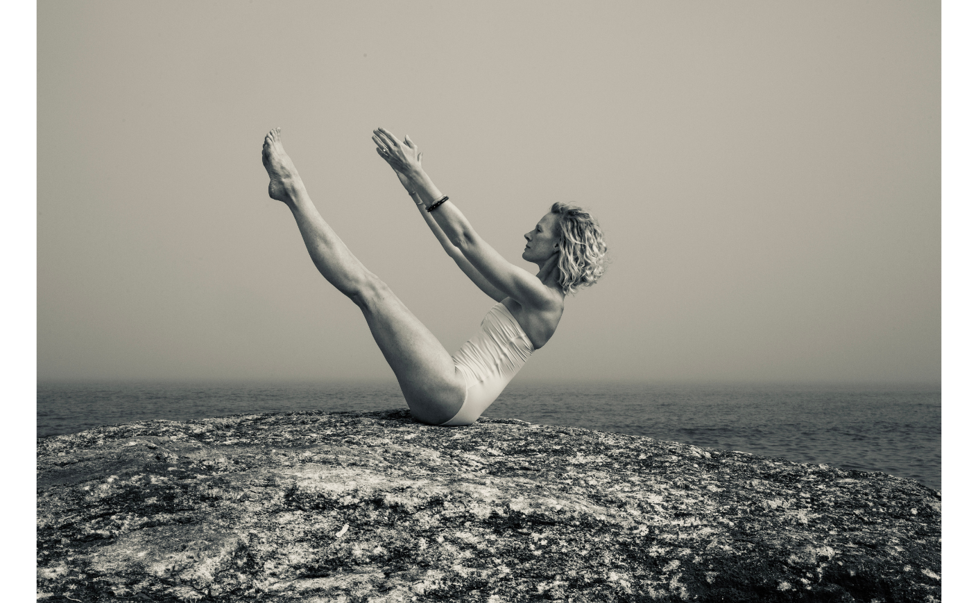 Woman doing pilates