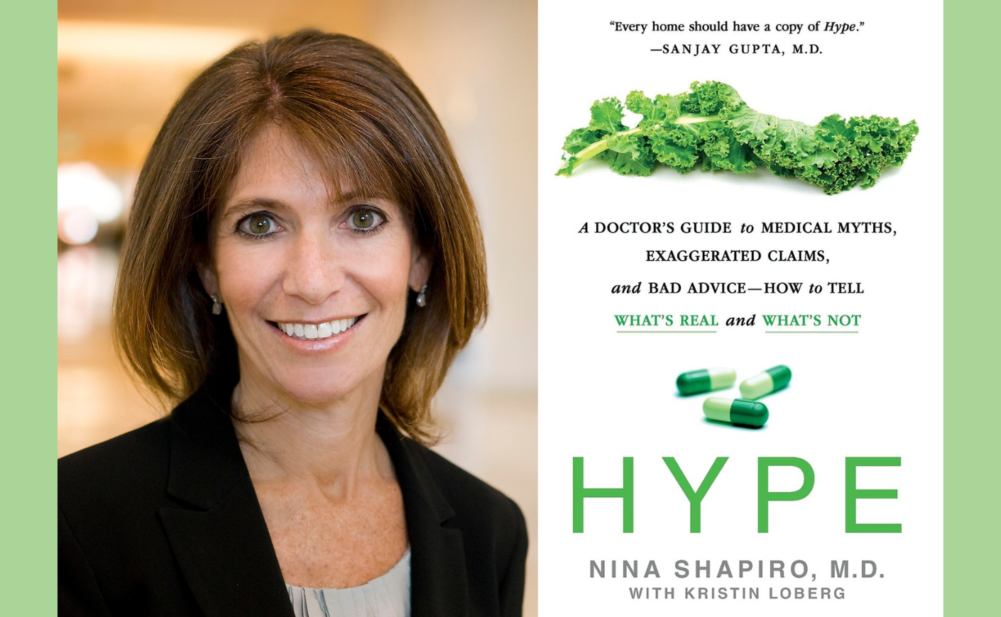 Dr. Nina Shapiro, her book Hype