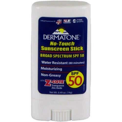 Dermatone DER-503005100 SPF 50 No-Touch 0.49 oz Sunscreen Stick - Blue/Yellow