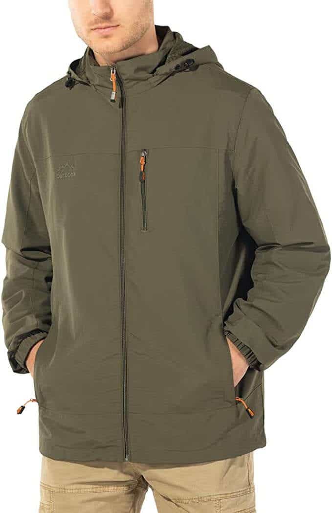 men's rain jacket