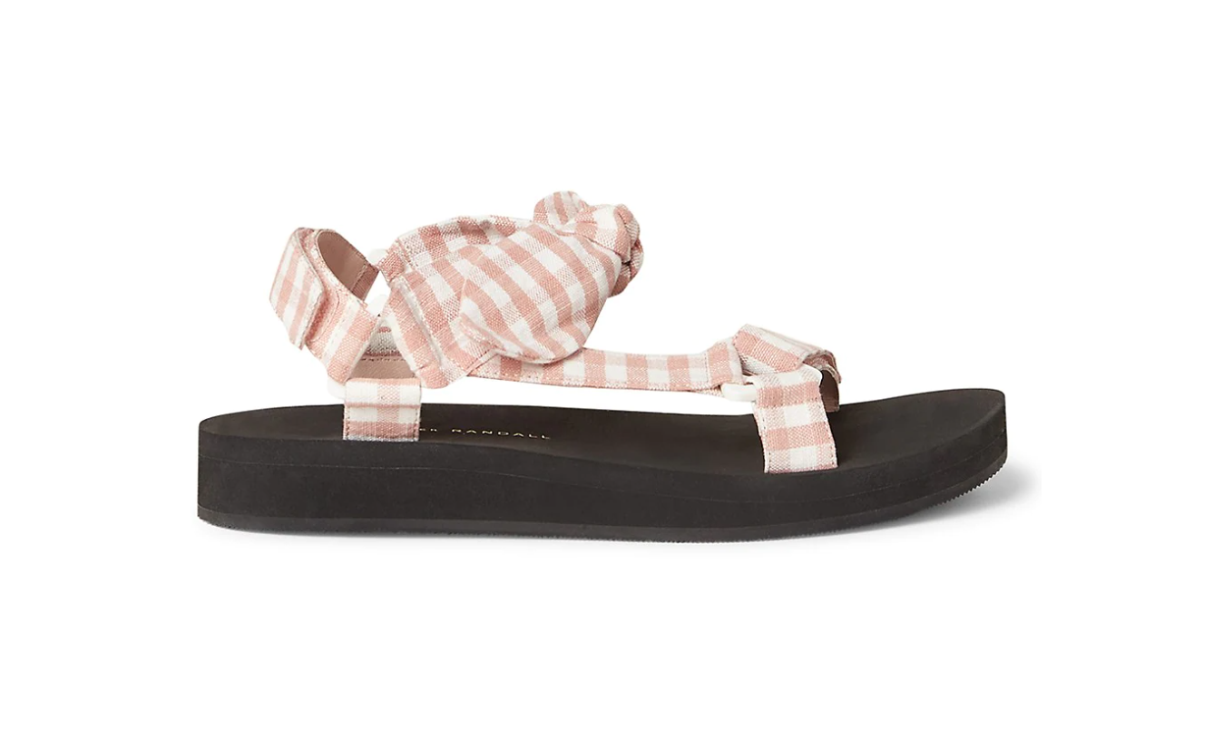 Loeffler Randall - Maisie Gingham Canvas Sport Sandals