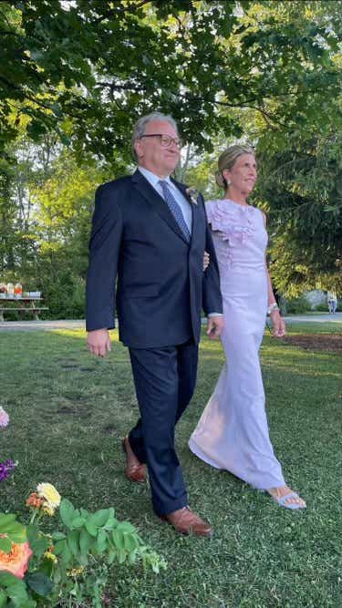 Mother of the Bride Groom Dresses Katie Couric s Mother of the Bride Dress