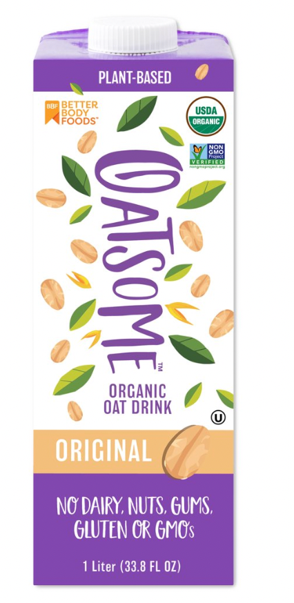 Oatsome Organic Plant-Based Oat Milk