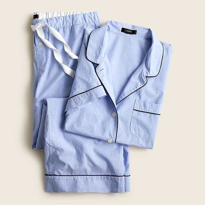 End-on-end Cotton Long-Sleeve Pajama Set jcrew