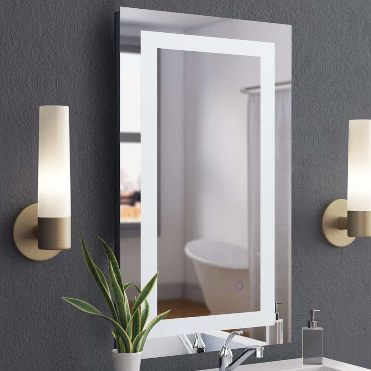 Langport bathroom vanity mirror