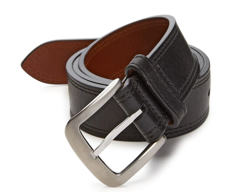 Shinola Double Stitch Belt