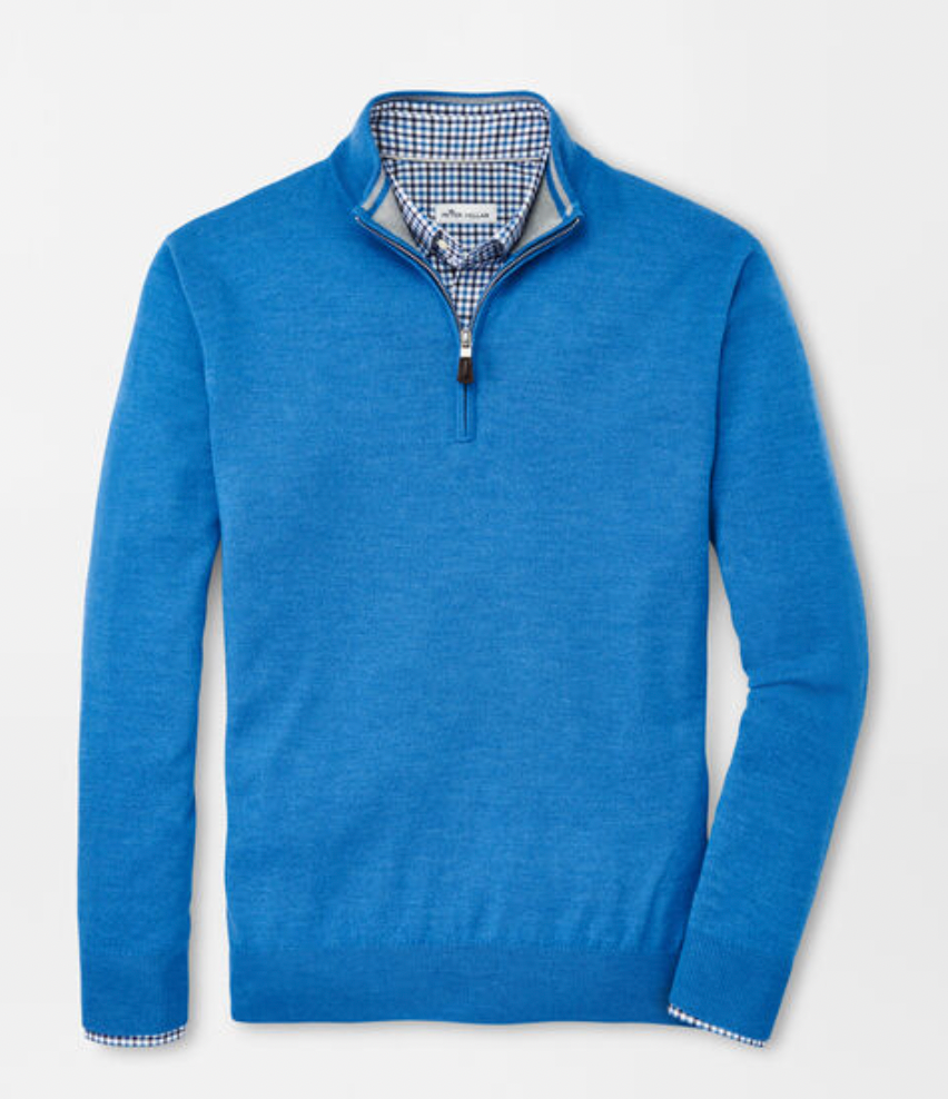 Peter Millar Crown Soft Merino-Silk Quarter-Zip