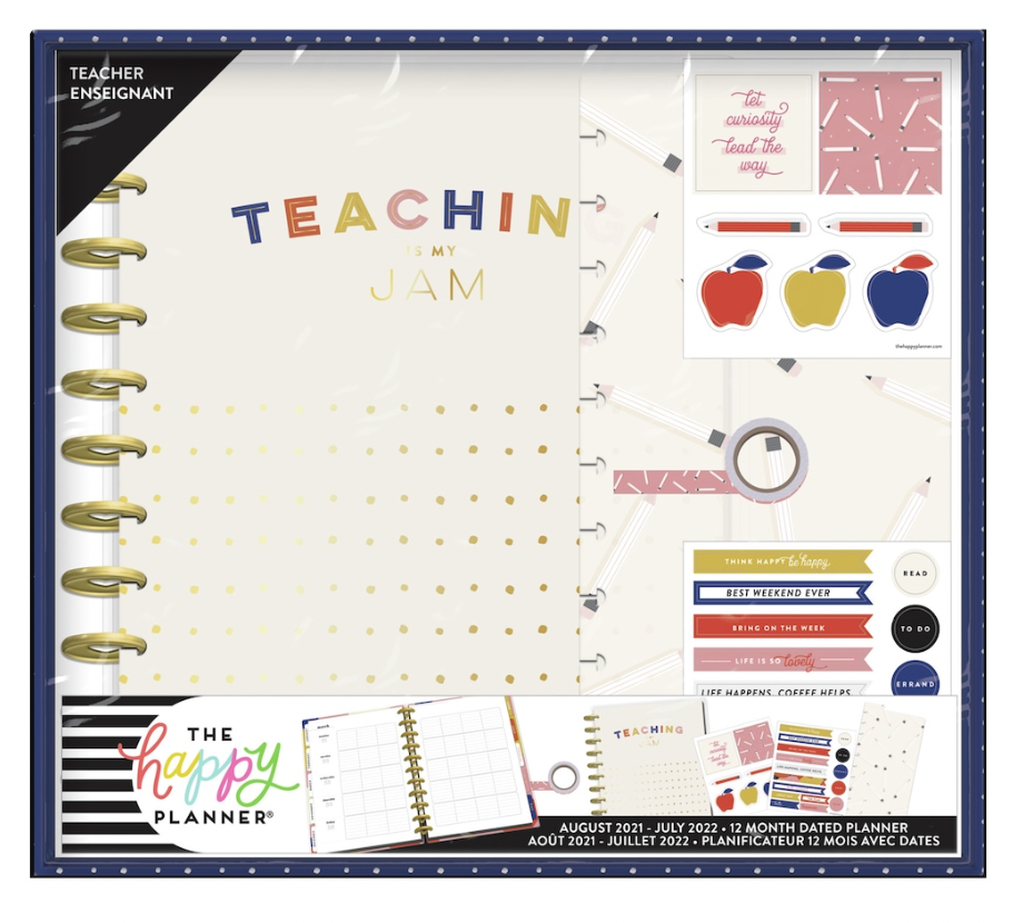 The Big Happy Planner® Fresh Start Teacher Planner Box Kit