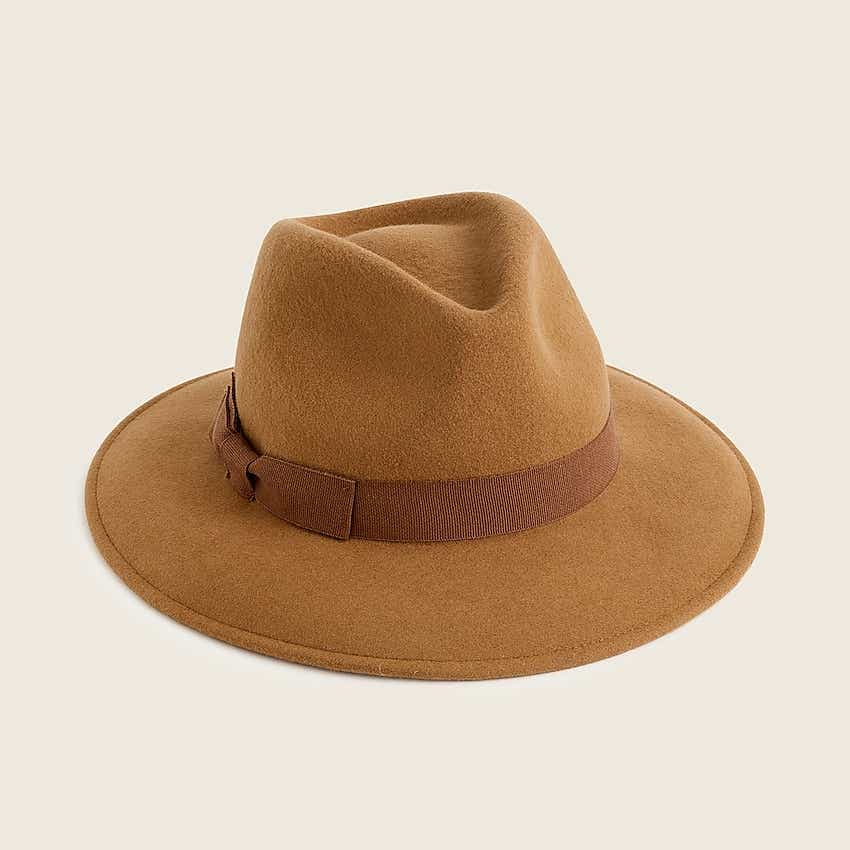 Western Hat with Grosgrain Trim