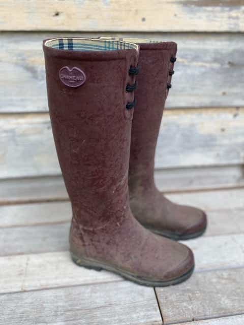 tall rain boots