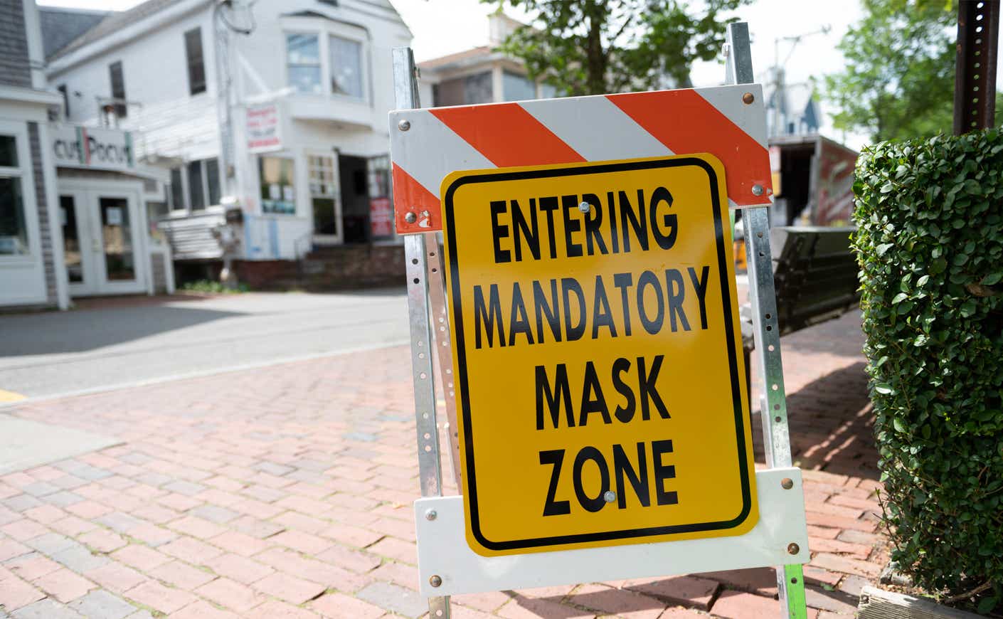 Covid-19 mask zone in Provincetown, MA