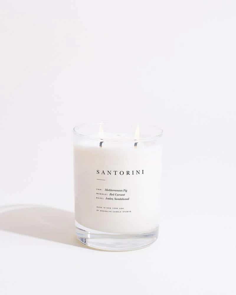 santorini candle