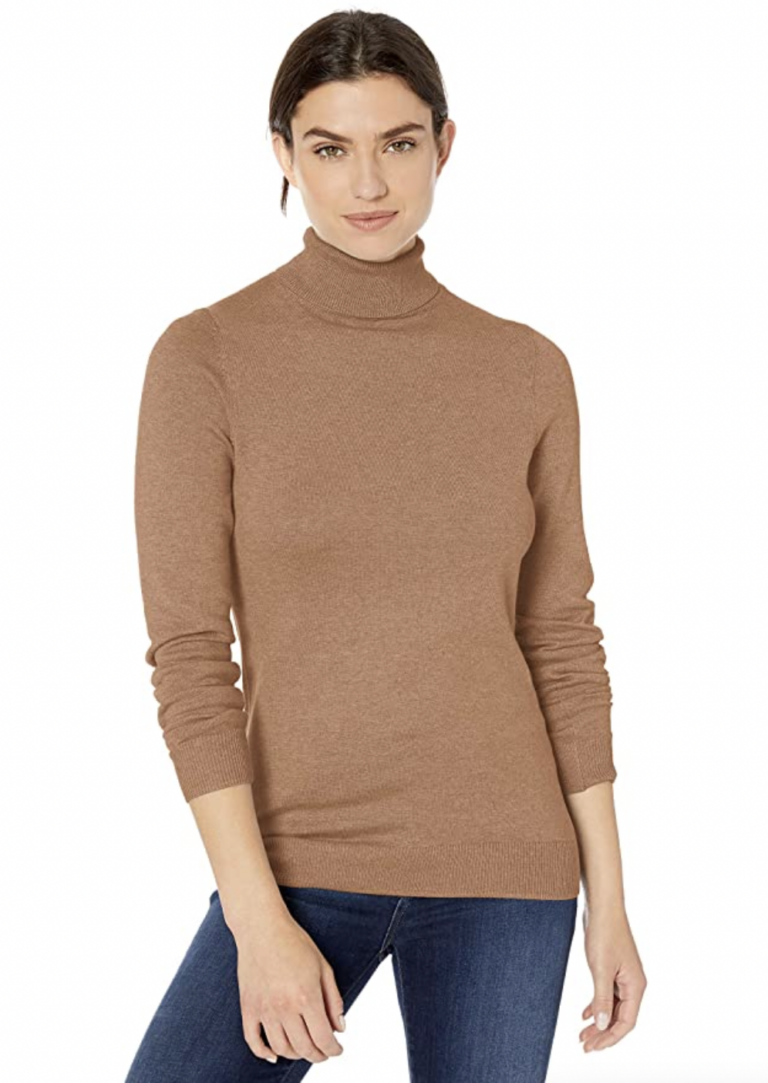 Lightweight Long-Sleeve Turtleneck Sweater