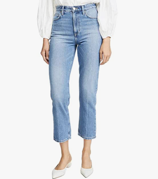 Modern Women's High Rise Straight Ankle Jeans