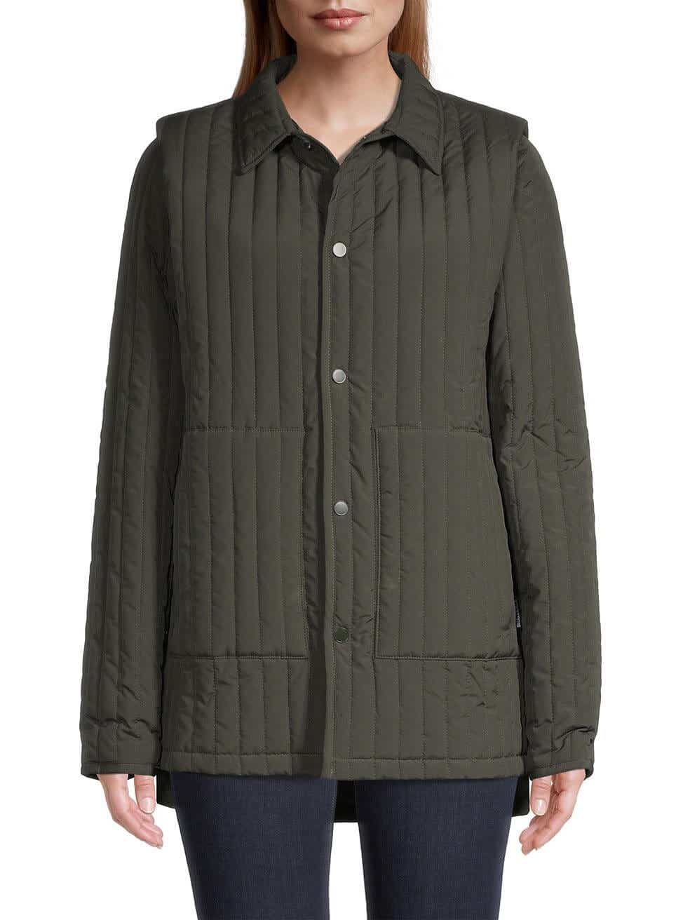 saks quilted jacket