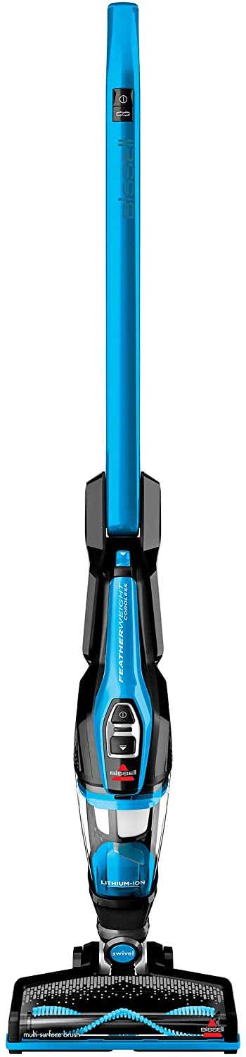 Bissell stick vacuum in blue