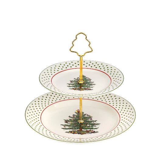 Christmas Tree Serving Stand by Spode
