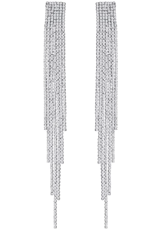 Crystal Dangle Earrings by Mecresh