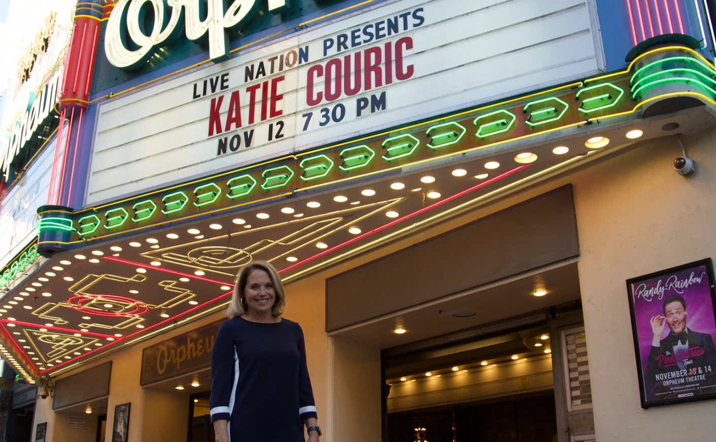 Katie Couric at the Orpheum Theater