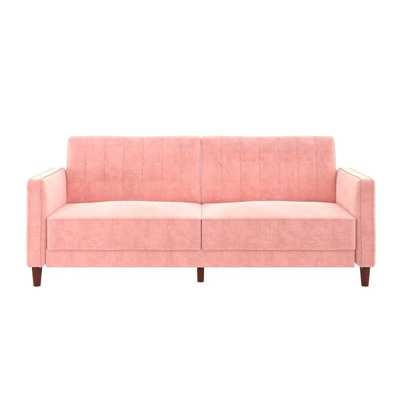 pink sleeper sofa from wayfair