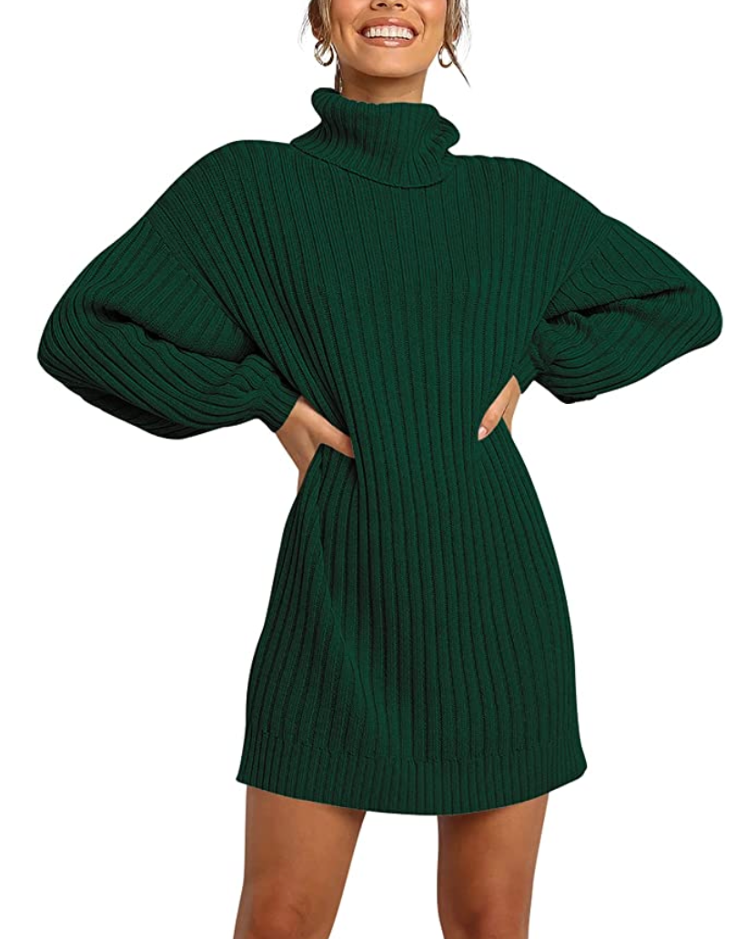 Loose Oversized Sweater Dress