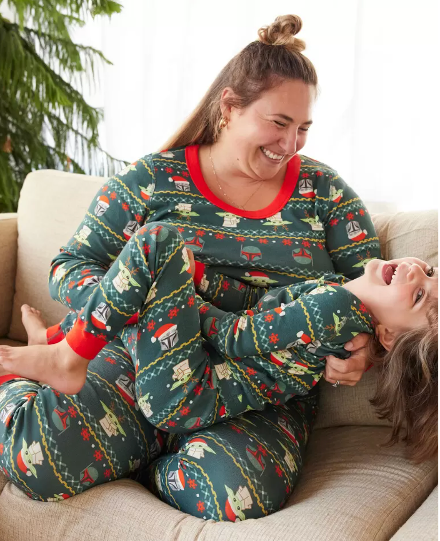 Matching Family Christmas Pyjamas,Long Sleeve King Size Mens Sleepwear Outfits Baby Girl Nightwear Women Print Top+Pants Set 