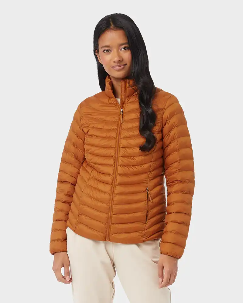 WOMEN'S LIGHTWEIGHT RECYCLED POLY-FILL PACKABLE JACKET