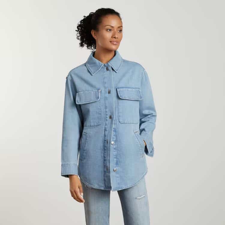 everlane shirt jacket