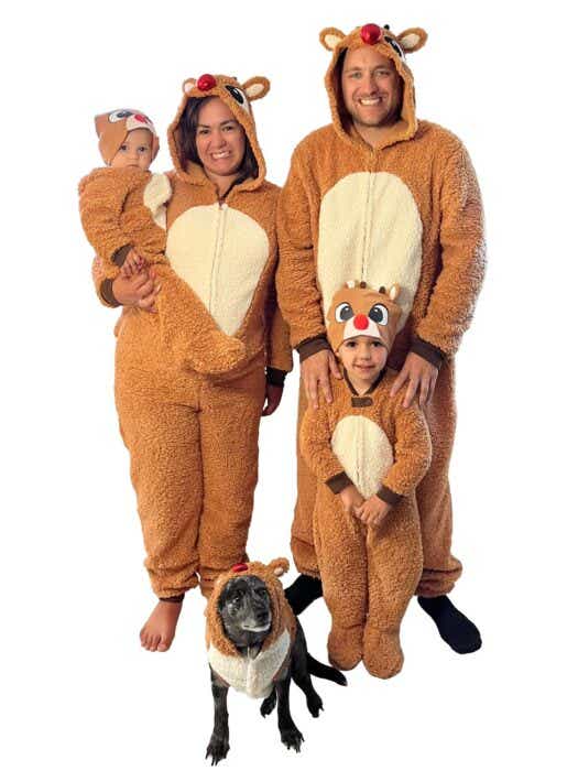 rudolph matching family pajamas