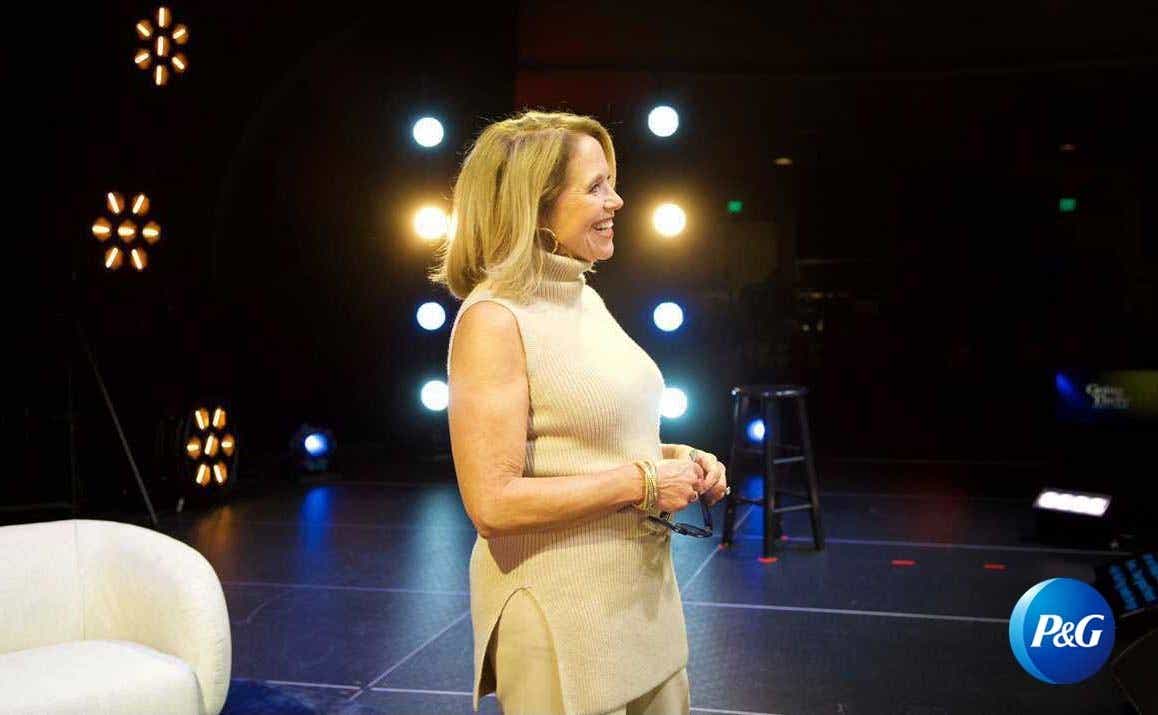 Katie Couric at P&G charity