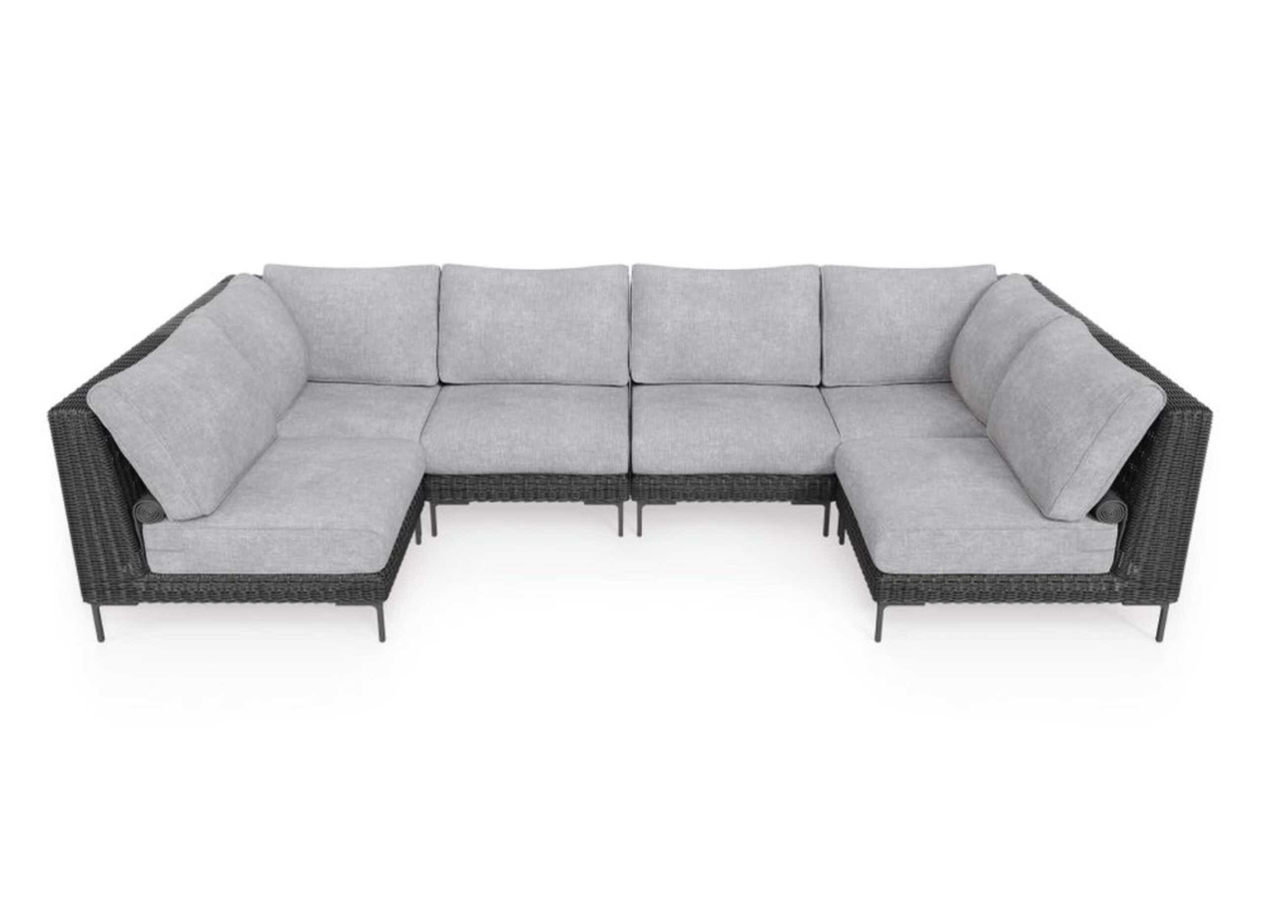 gray sectional for outdoor use