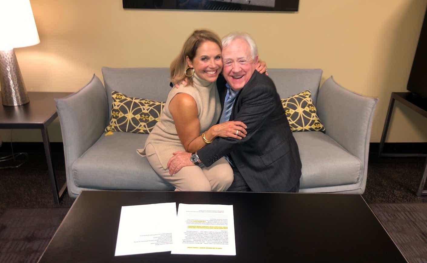 katie couric and leslie jordan