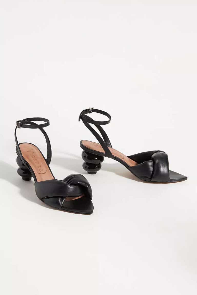 Vicenza Puffy Heeled Sandals