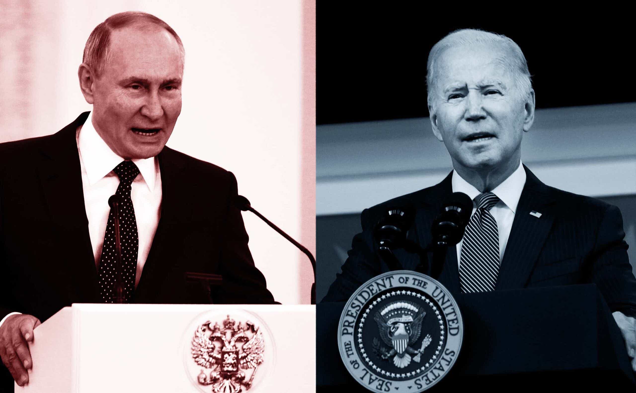 Russian President Putin and U.S. President Biden