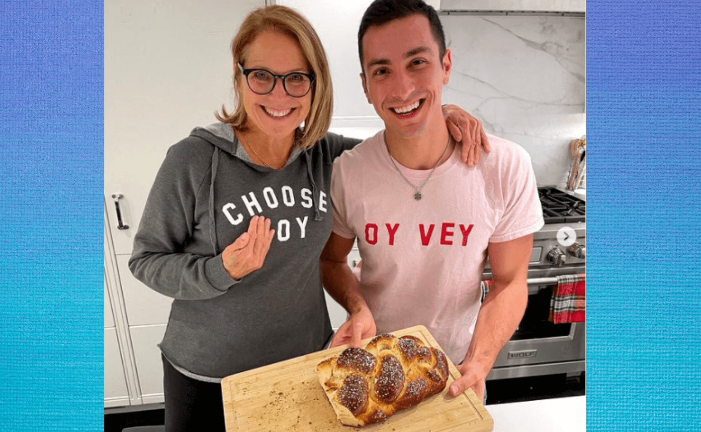 Katie Couric with Chef Jake Cohen