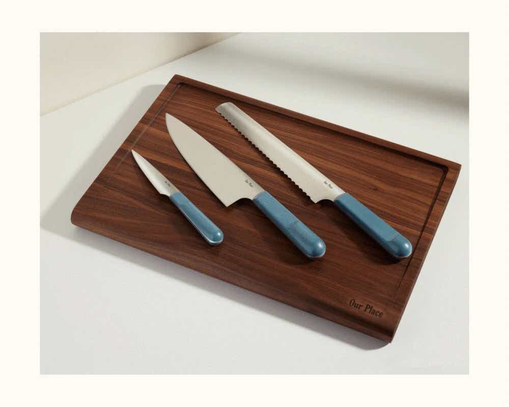 our place knife trio
