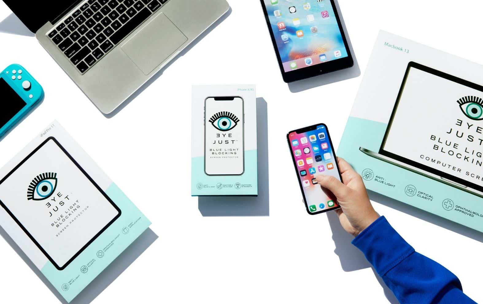 Eyejust blue-light blocking screen protectors