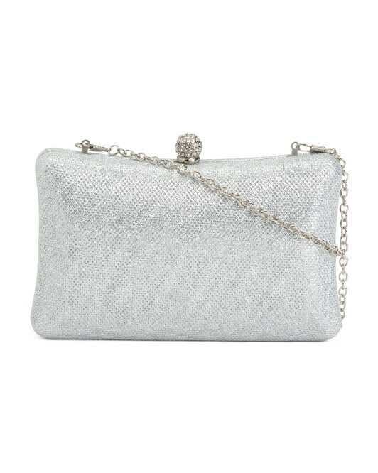 Alessia Bianchi All Over Shimmer Clutch