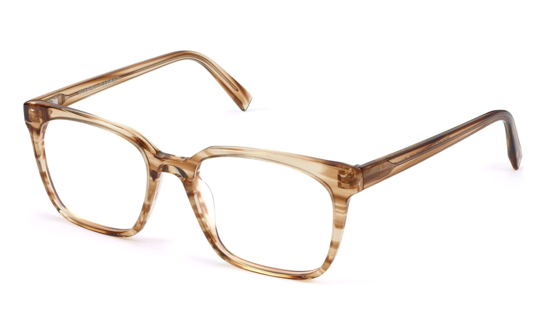 Warby Parker Hughes Reading Glasses Chestnut Crystal