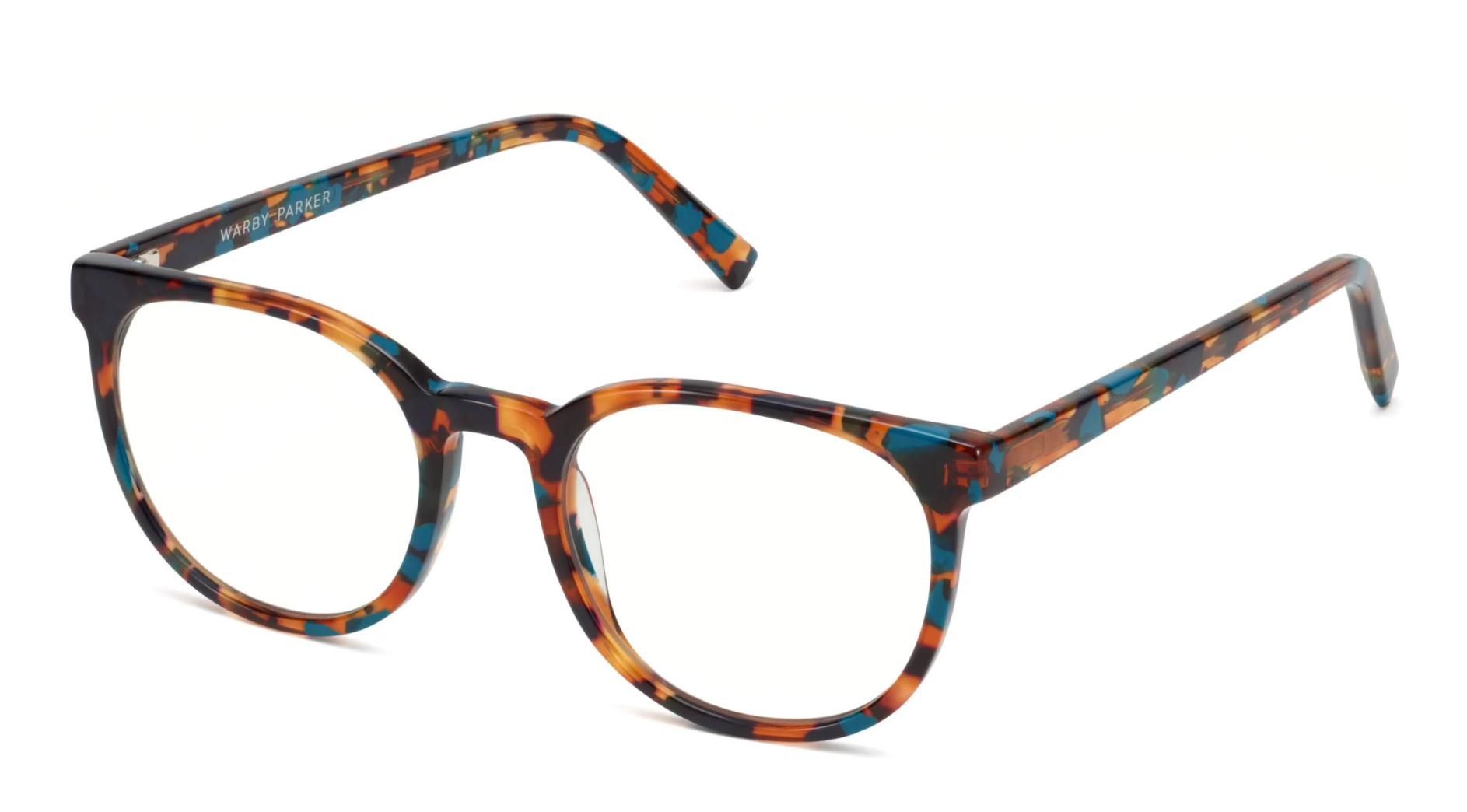 Warby Parker Gillian Reading Glasses Teal Tortoise