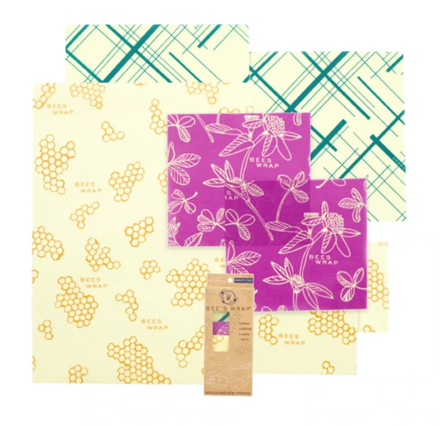 Reusable Beeswax Food Wraps - Variety Starter Pack