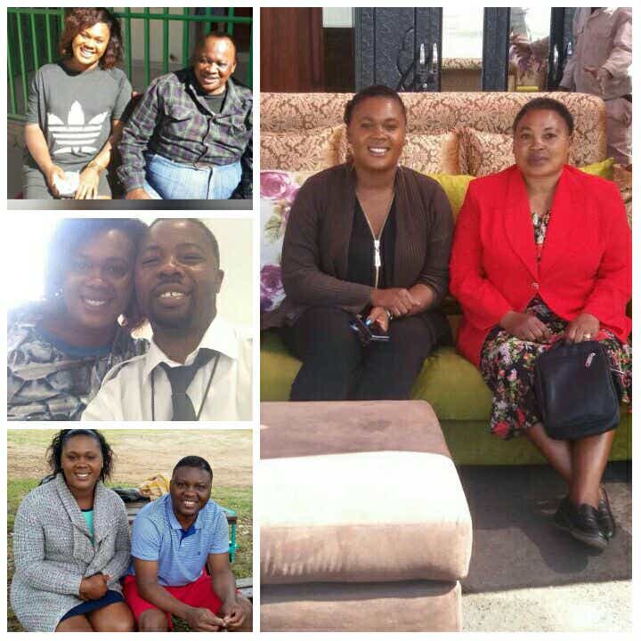 Tatenda Ngwaru poses with her father, mother, and brother